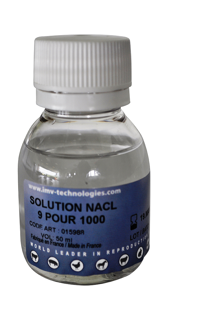 photo 9/1000 NaCl solution